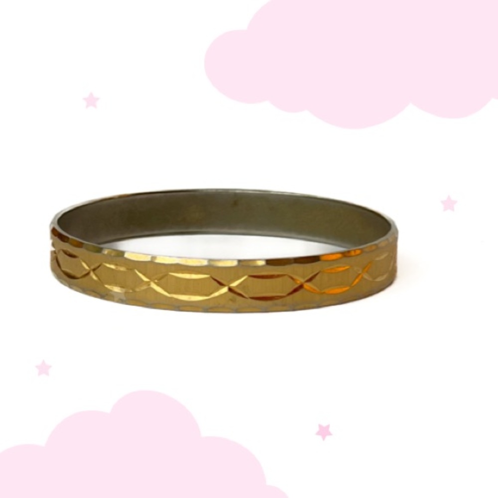 Monet signed - Brushed metal vintage bracelet